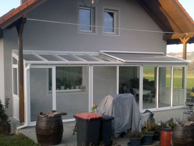 Sommergarten mit Beschattung